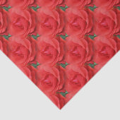 Papier Mousseline Red Rose Flower Nature (Détail)