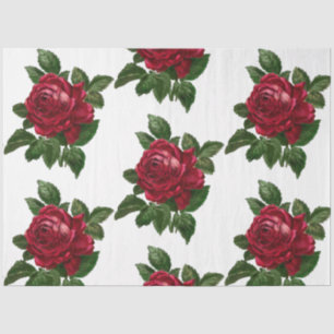 Papier Mousseline Red Rose Steampunk Series Design 10