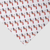 Papier Mousseline Red Shoes And Red Wine Tissue Paper (Détail)