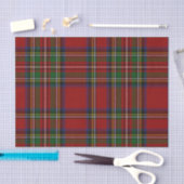 Papier Mousseline Red Stewart Plaid Tartan pour Noël (Artisanat)