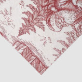 Papier Mousseline Red Toile (Détail)