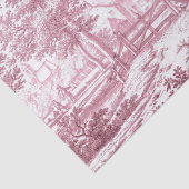 Papier Mousseline Red Toile Pays Découpage français Vintage (Détail)