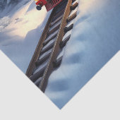 Papier Mousseline Red Train Christmas Tree Holiday Tissue Paper (Détail)