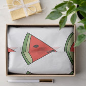 Papier Mousseline Red Watermelon Slices (Cadeau)