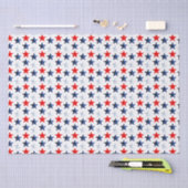 Papier Mousseline Red White & Blue Americana Stars (Artisanat)