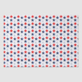 Papier Mousseline Red White & Blue Americana Stars (Recto)