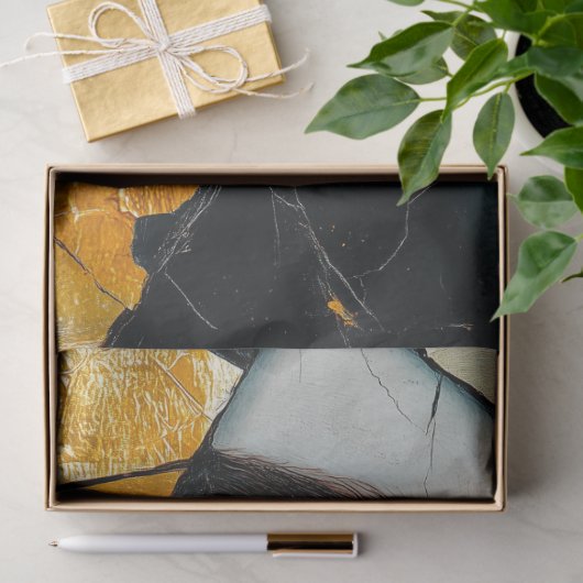 Papier Mousseline Réflexion brisée Découpage Art Abstrait (Cadeau)