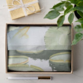 Papier Mousseline Réflexion de Koi Pond avec poissons et lys (Cadeau)