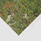 Papier Mousseline Réflexion du lac Rainier avec Fleurs sauvages (Détail)