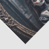 Papier Mousseline Réflexion hantée de l'innocence - Découpage - (Détail)