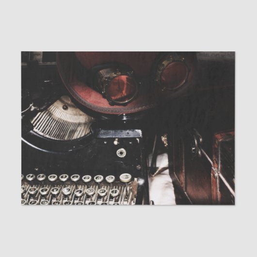 Papier Mousseline Réflexions de Steampunk (Recto)