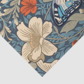 Papier Mousseline Regal Butterfly Amidst William Morris Floral (Détail)