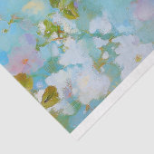 Papier Mousseline Regal Grenouille Floral Bleu Attique Mariage Décou (Détail)