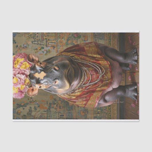 Papier Mousseline Regal Hippo (Recto)