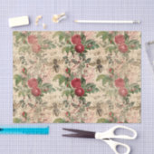 Papier Mousseline Regal Queen Bee & Red Roses sur la feuille de musi (Artisanat)