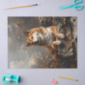 Papier Mousseline Regal Shiba Inu Découpage (Artisanat)