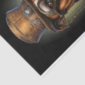 Papier Mousseline Regal Steampunk Boxer Dog Decoupage Droite 117 (Détail)