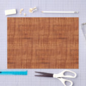 Papier Mousseline Regard du bois de grain d'acacia bouclé (Artisanat)