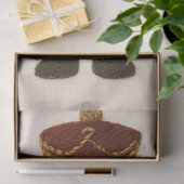 Papier Mousseline Regarder brodé Noisette de Noël (Cadeau)