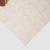 Papier Mousseline Regarder brodé Noisette de Noël (Détail)