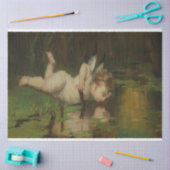 Papier Mousseline Regarder Cupide Dans La Peinture À L'Huile D'Eau D (Artisanat)