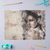 Papier Mousseline Regardez Ici ! Découpage  (Artisanat)