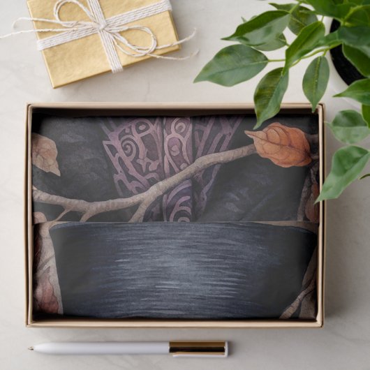 Papier Mousseline Regency Skeleton Gentleman Halloween Decoupage (Cadeau)