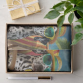 Papier Mousseline Reggie Bahama & Matilda Mama, Dalmatie sur Vaca (Cadeau)