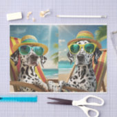 Papier Mousseline Reggie Bahama & Matilda Mama, Dalmatie sur Vaca (Artisanat)