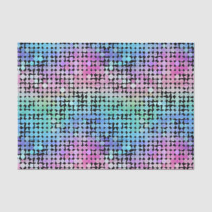 Papier Mousseline régime arc-en-ciel :