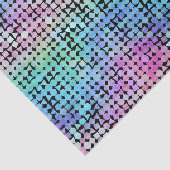 Papier Mousseline régime arc-en-ciel : (Détail)