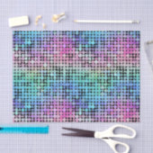 Papier Mousseline régime arc-en-ciel : (Artisanat)