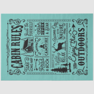 Papier Mousseline Règles cabine