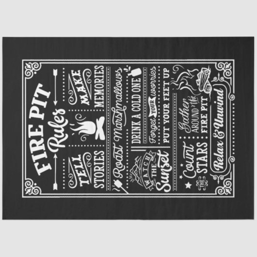 Papier Mousseline Règles du point d'incendie (Recto)