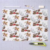 Papier Mousseline Reindeer Puzzled drôle Caractère de Noël (Artisanat)