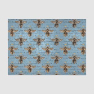 Papier Mousseline Reine Abeille Vintage