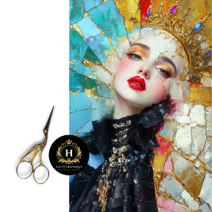 Papier Mousseline Reine brisée Art Abstrait Mois de l'histoire des f