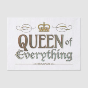 Papier Mousseline REINE DE TOUT Élégant Rich Royal Crown big
