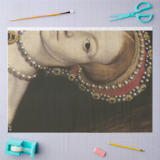 Papier Mousseline Reine des Coeurs (Artisanat)