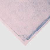 Papier Mousseline Reine des Coeurs Rose et Bleu Découpage (Détail)