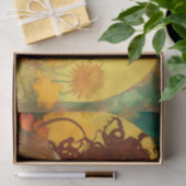 Papier Mousseline REINE DES FLEURS papier découpage (Cadeau)