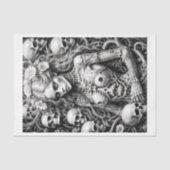 Papier Mousseline Reine du crâne (Recto)