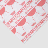 Papier Mousseline Reine Du Grill, Rose (Détail)