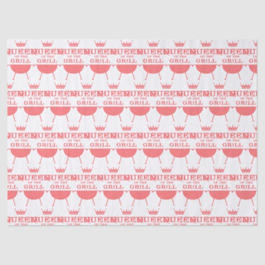 Papier Mousseline Reine Du Grill, Rose (Recto)