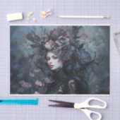 Papier Mousseline Reine gothique femme magnifique avec découpage de (Artisanat)