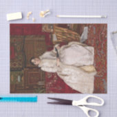 Papier Mousseline Reine Natalia Obrénovic de Serbie, Ures Predic (Artisanat)