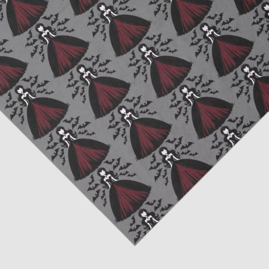 Papier Mousseline Reine Vampire (Détail)