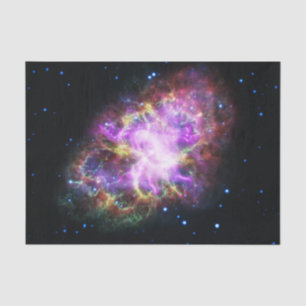 Papier Mousseline Rémanent de supernova de la nébuleuse du Crabe, co
