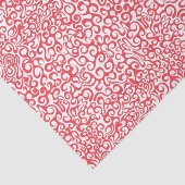 Papier Mousseline Remous rouge (Détail)