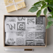 Papier Mousseline Remplissez le lettrage Casquette Alphabet Type (Cadeau)